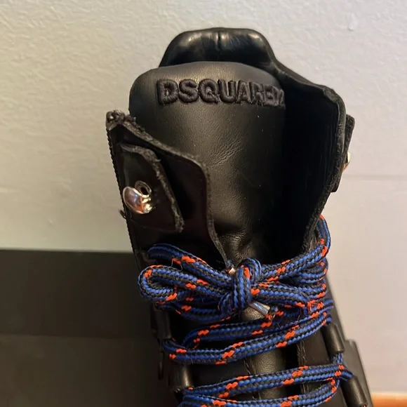 Dsquuared 2 , Sneakers 2 pair Italy Kids size 31 white Black - Picture 4 of 12